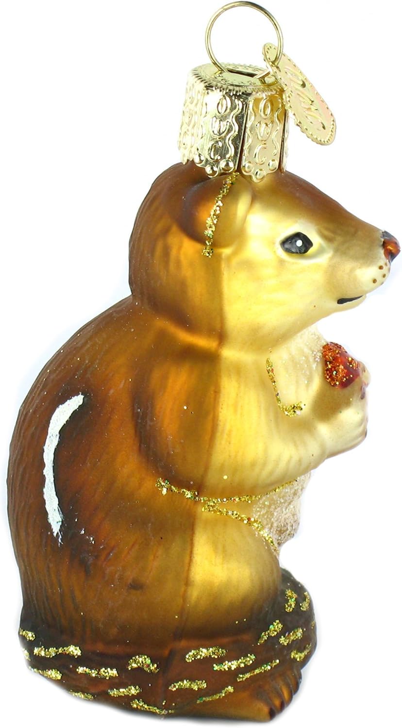 Whimsical Ornaments - Chipmunk Ornament With Beautiful Vibrant Colors, Makes a perfect gift - Multicolored - Image 4