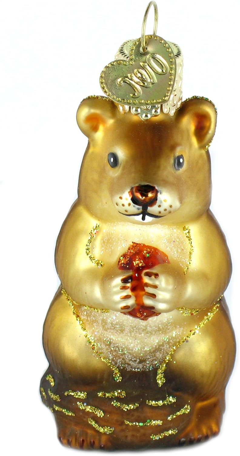 Whimsical Ornaments - Chipmunk Ornament With Beautiful Vibrant Colors, Makes a perfect gift - Multicolored