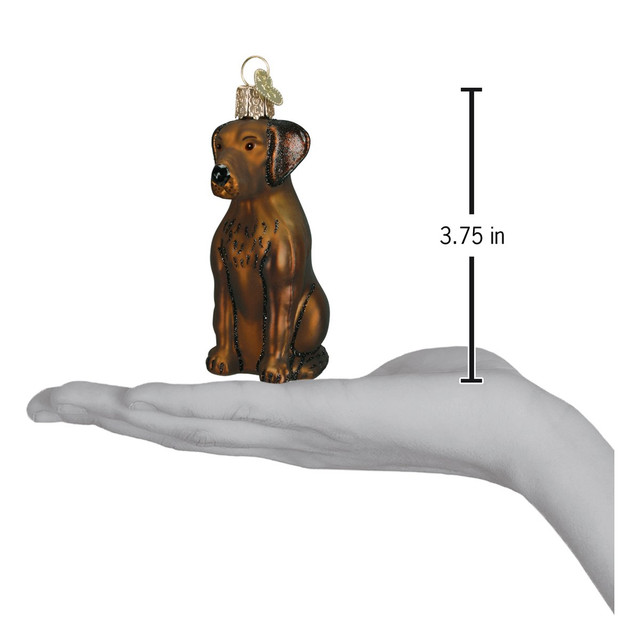 Whimsical Ornaments - Chocolate Labrador Ornament With Beautiful Vibrant Colors, Makes a perfect gift - Multicolored - Image 4