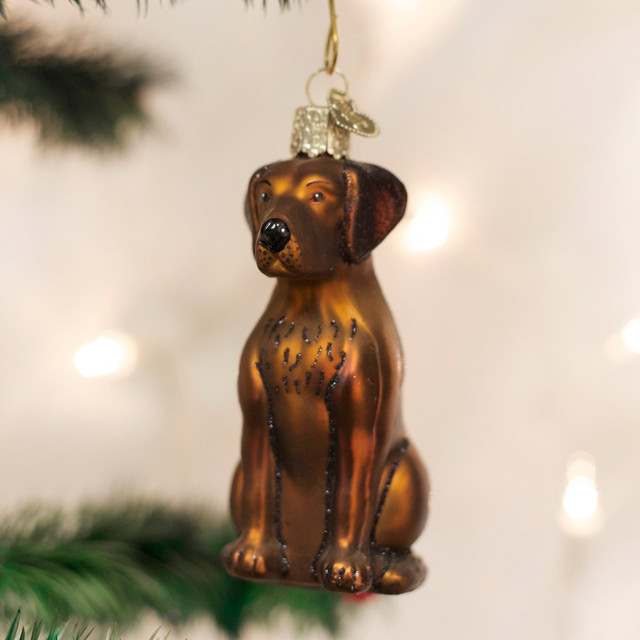 Whimsical Ornaments - Chocolate Labrador Ornament With Beautiful Vibrant Colors, Makes a perfect gift - Multicolored - Image 5
