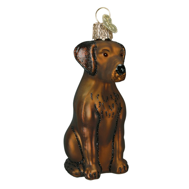 Whimsical Ornaments - Chocolate Labrador Ornament With Beautiful Vibrant Colors, Makes a perfect gift - Multicolored
