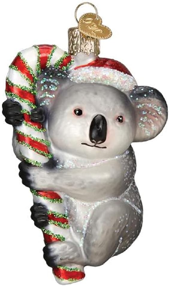 Whimsical Ornaments - Christmas Koala Ornament With Beautiful Vibrant Colors, Makes a perfect gift - Multicolored