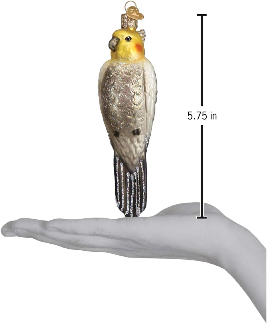 Whimsical Ornaments - Cockatiel Ornament With Beautiful Vibrant Colors, Makes a perfect gift - Multicolored - Image 4