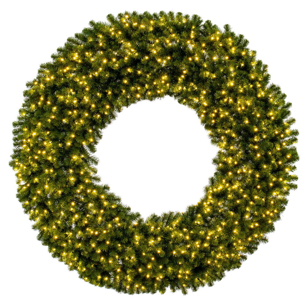 Vickerman - Deluxe Sequoia Pine Wreath WA - Green