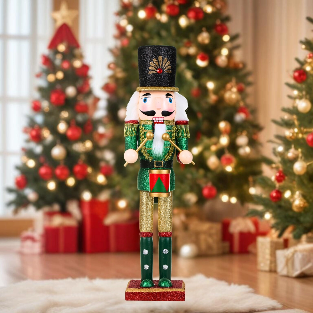 SINT 15 Inch Traditional Wooden Nutcracker For Christmas Decorations - Image 11