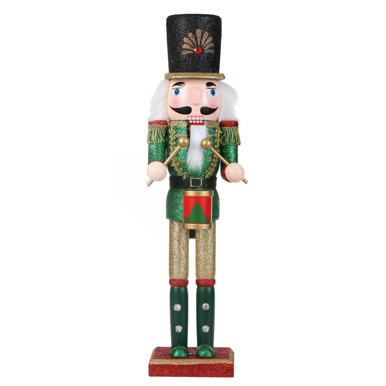 SINT 15 Inch Traditional Wooden Nutcracker For Christmas Decorations