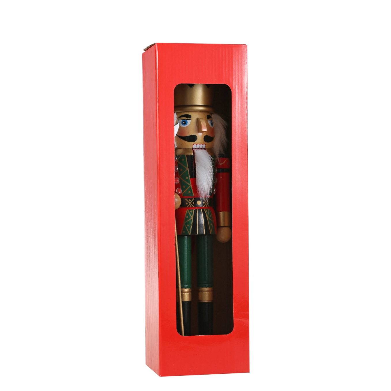SINT 15 Inch Traditional Wooden Nutcracker For Christmas Decorations - Image 5