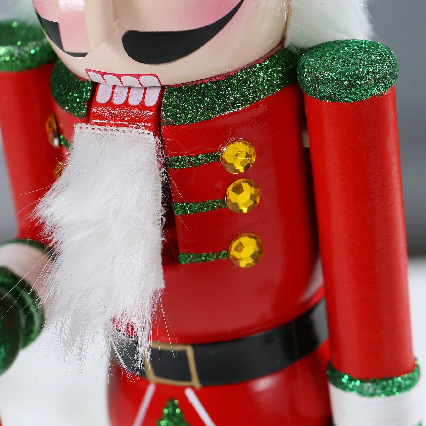 SINT 15 Inch Traditional Wooden Nutcracker For Christmas Decorations - Image 8