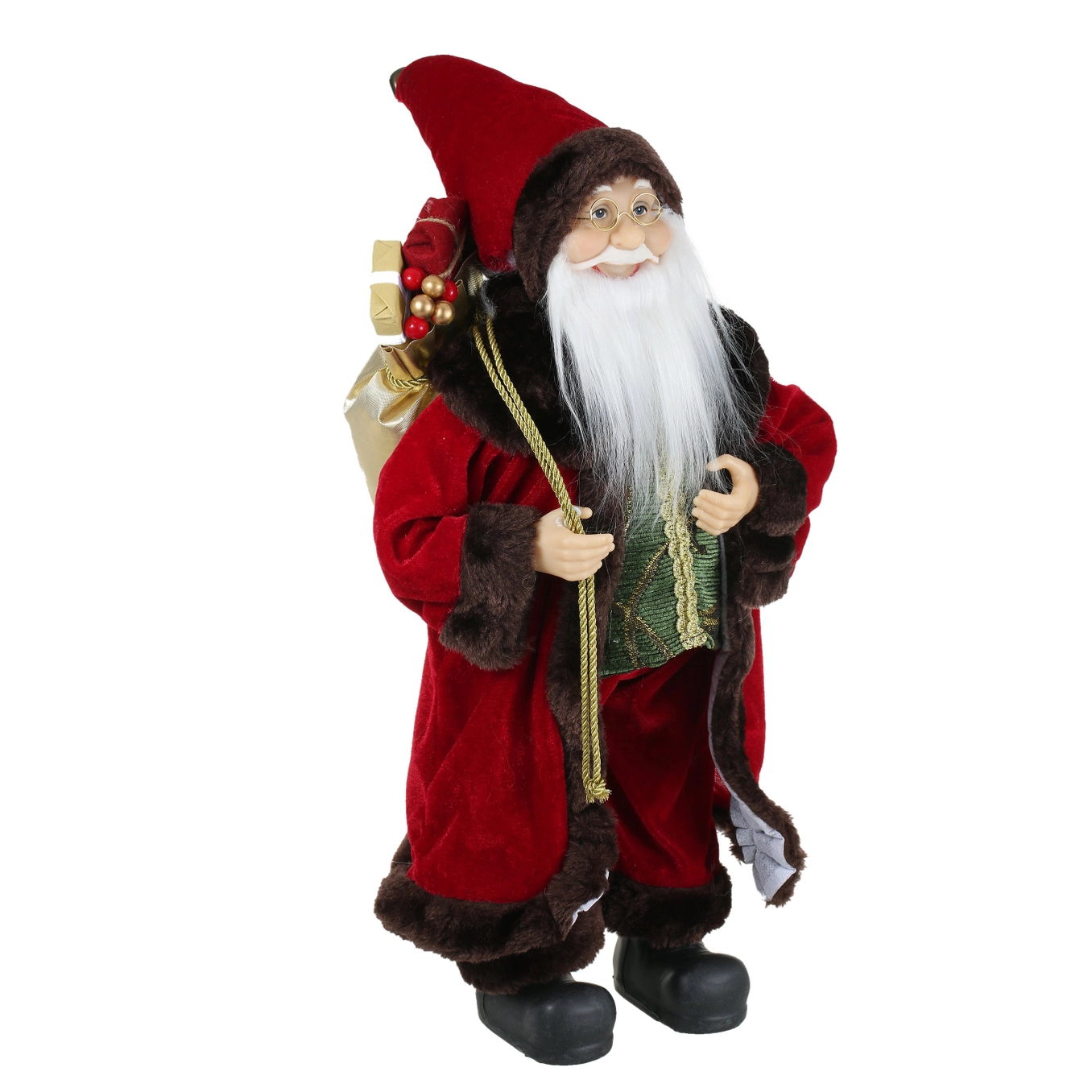 SINT 18 Inch Christmas Standing Santa Claus Doll Statue Figurine Ornament - Image 2