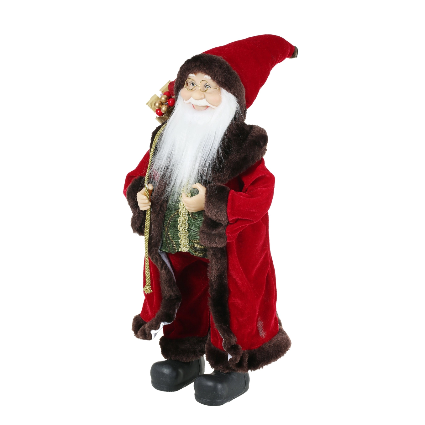 SINT 18 Inch Christmas Standing Santa Claus Doll Statue Figurine Ornament - Image 3
