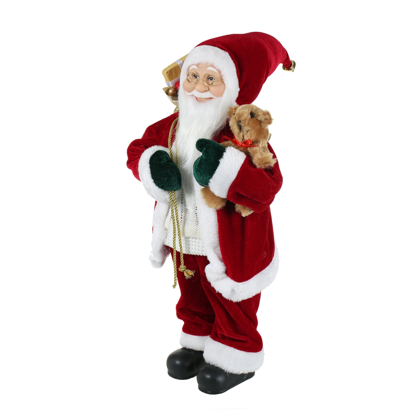 SINT 18 Inch Christmas Standing Santa Claus Doll Statue Figurine Ornament - Image 3