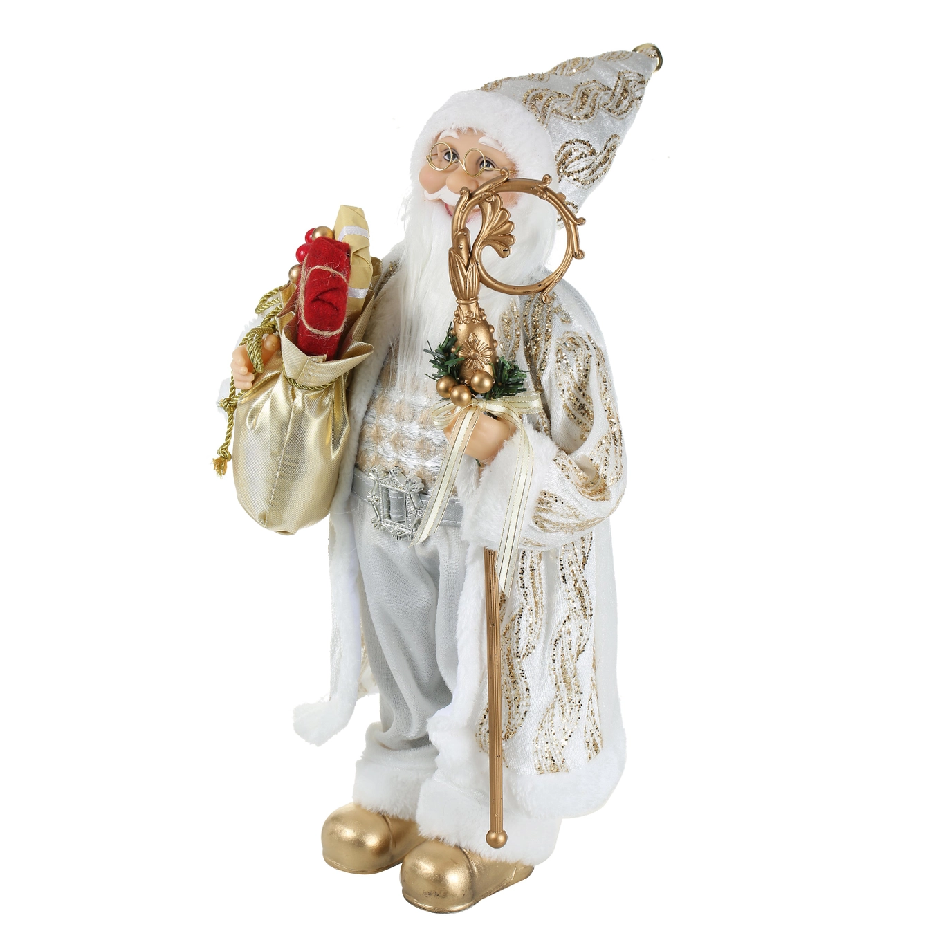 SINT 18 Inch Christmas Standing Santa Claus Doll Statue Figurine Ornament - Image 3