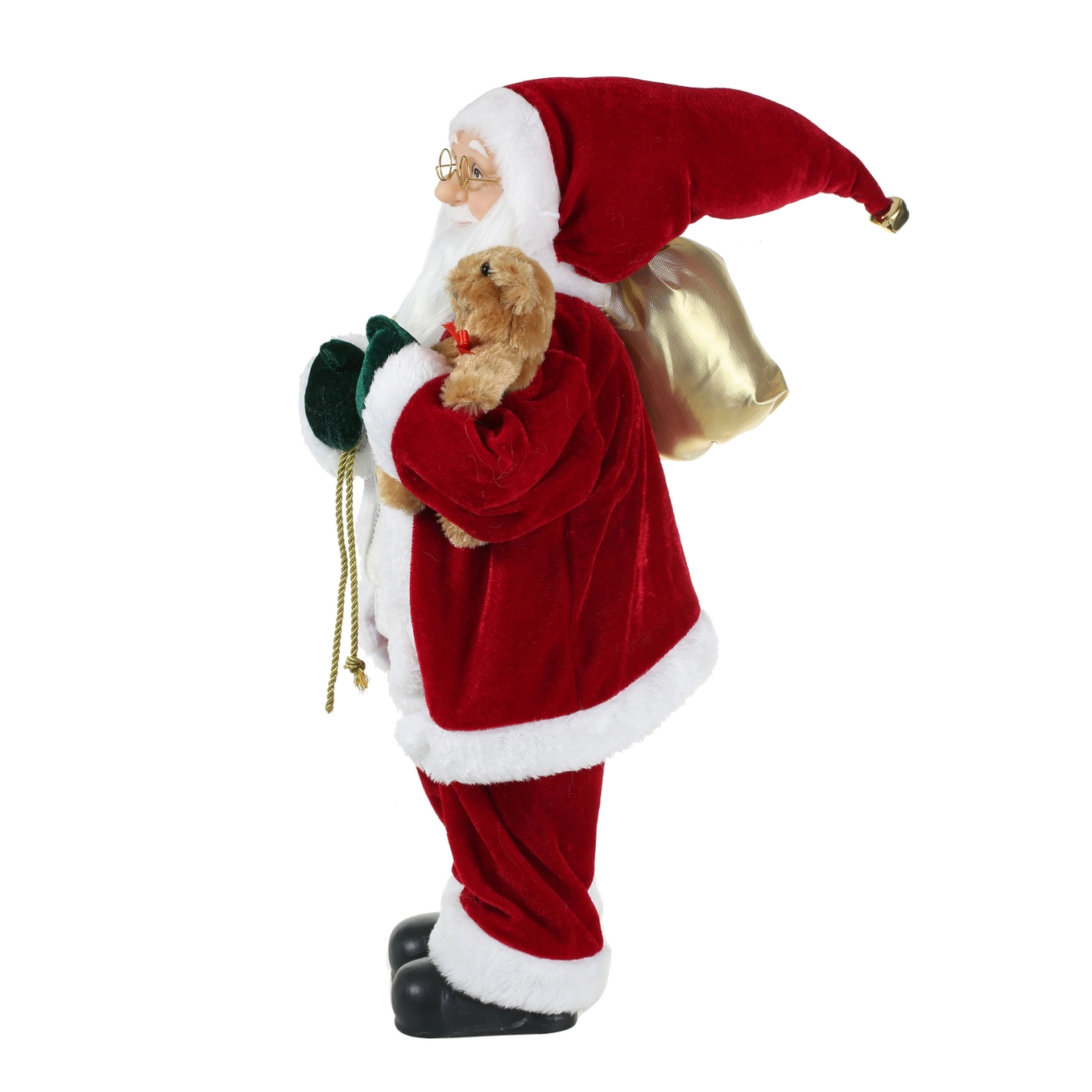 SINT 18 Inch Christmas Standing Santa Claus Doll Statue Figurine Ornament - Image 4
