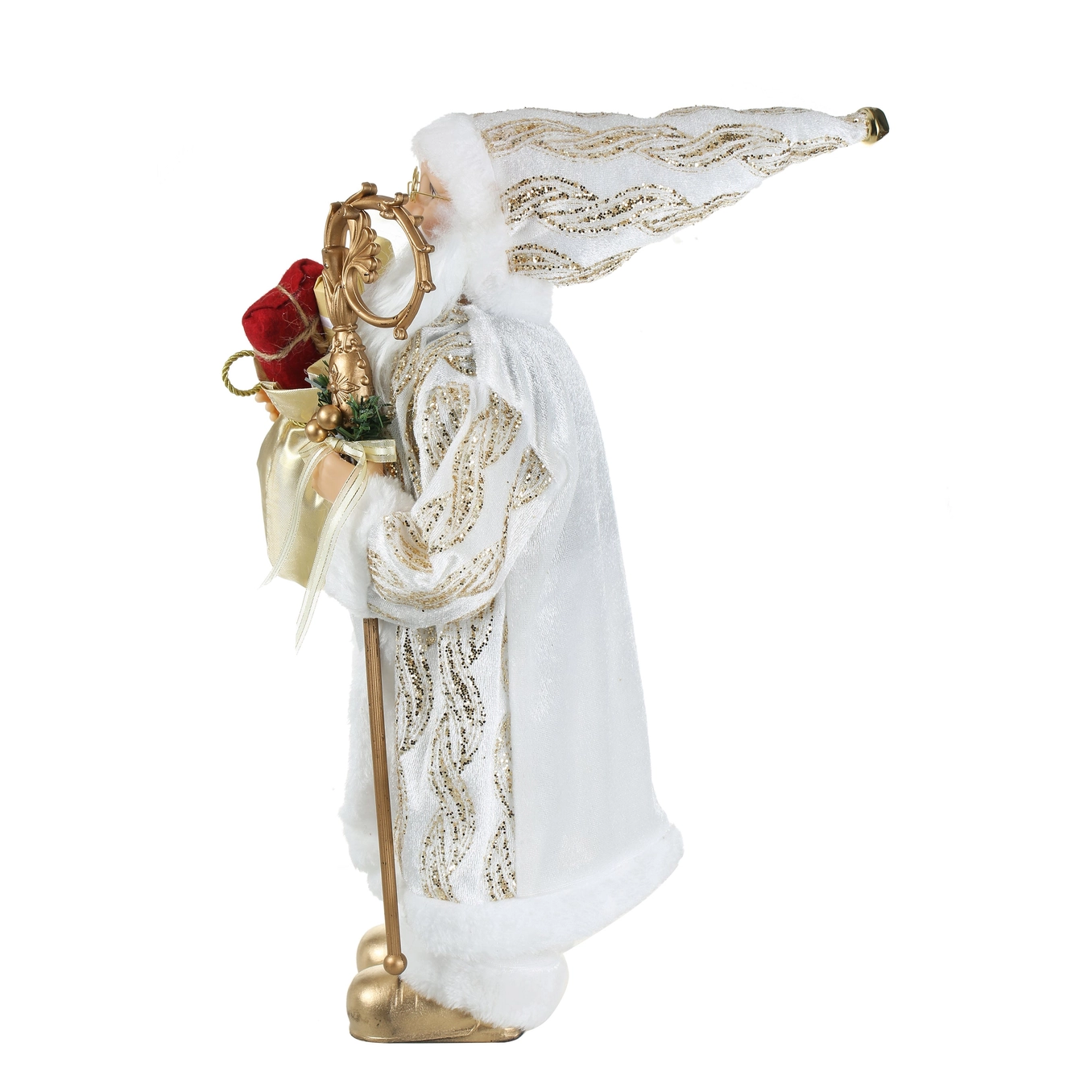 SINT 18 Inch Christmas Standing Santa Claus Doll Statue Figurine Ornament - Image 4