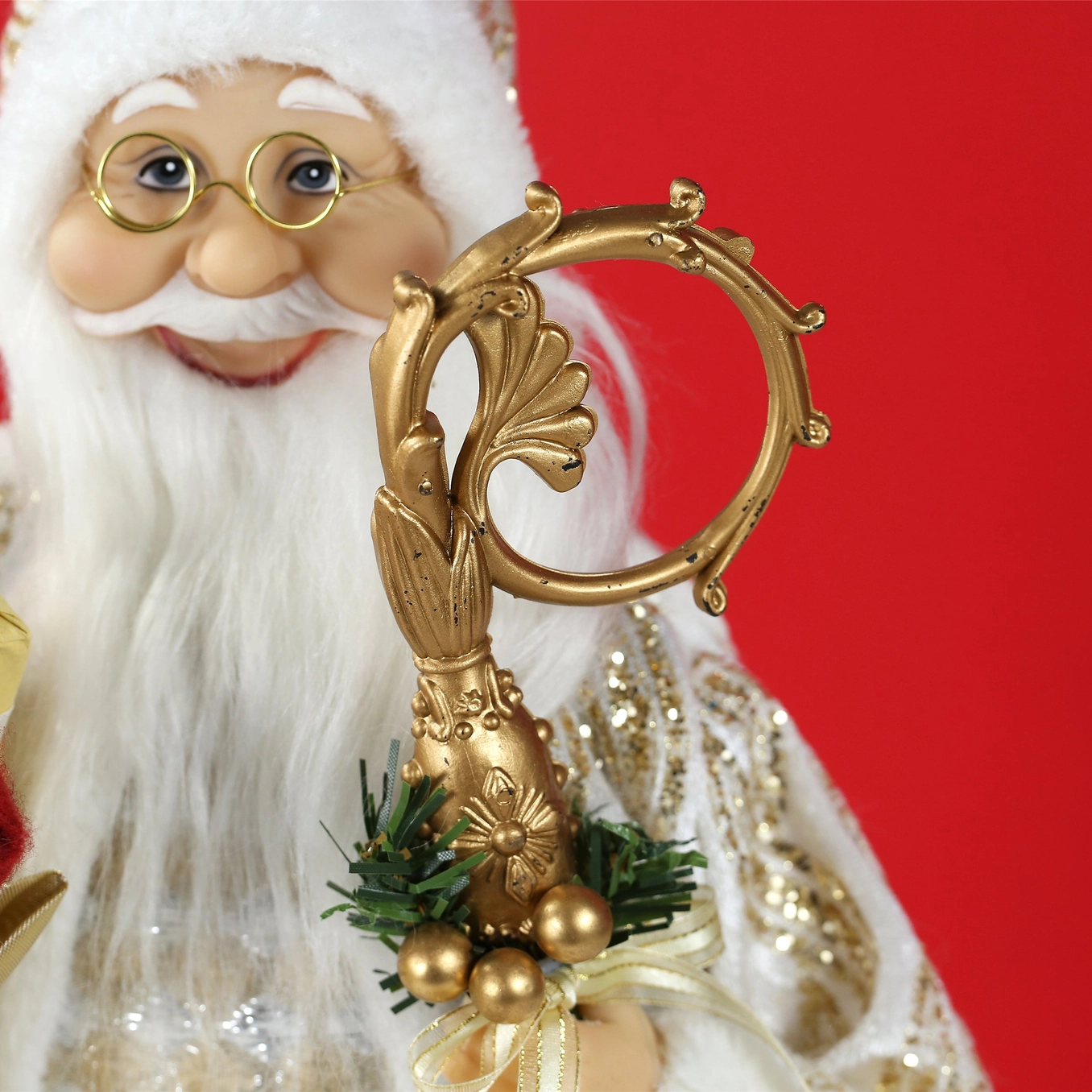 SINT 18 Inch Christmas Standing Santa Claus Doll Statue Figurine Ornament - Image 6