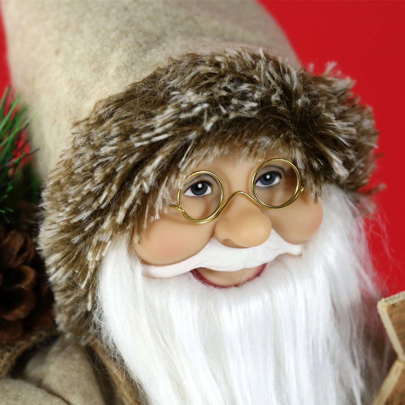 SINT 18 Inch Christmas Standing Santa Claus Doll Statue Figurine Ornament - Image 7