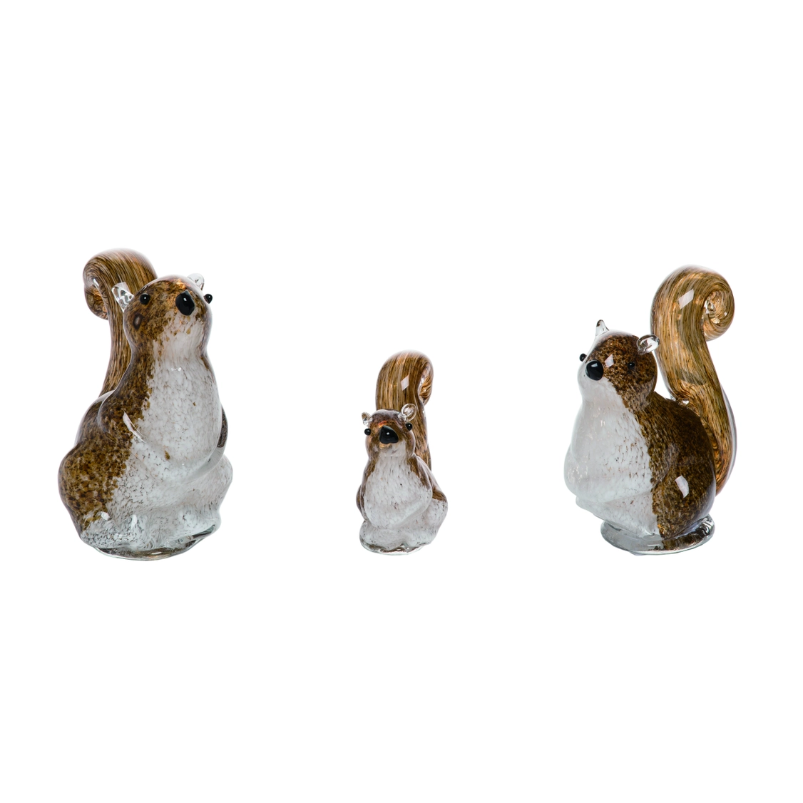 Sale 6.5 in. Multicolor Harvest Squirrel Figurines Set 3