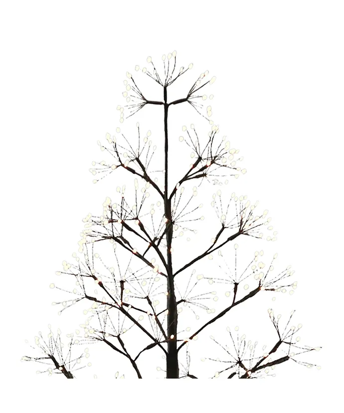 Kurt S. Adler - 5' Pre-Lit Warm White LED Silhouette Fairy Tree - Image 2