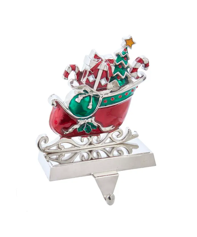 Kurt S. Adler - Metal Sleigh Stocking Hanger