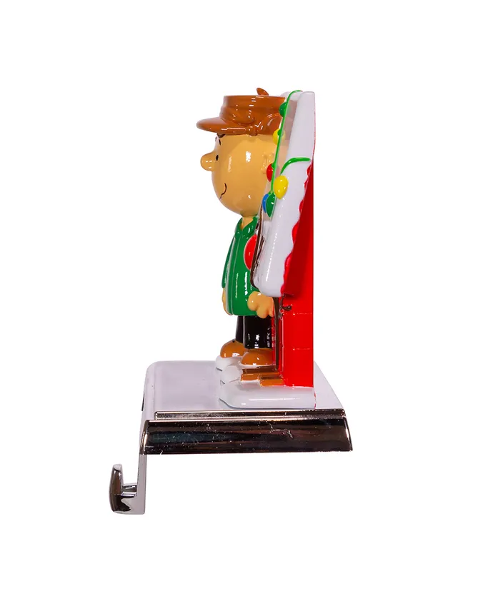 Kurt S. Adler - Peanuts© Charlie Brown and Dog House Stocking Holder - Image 3