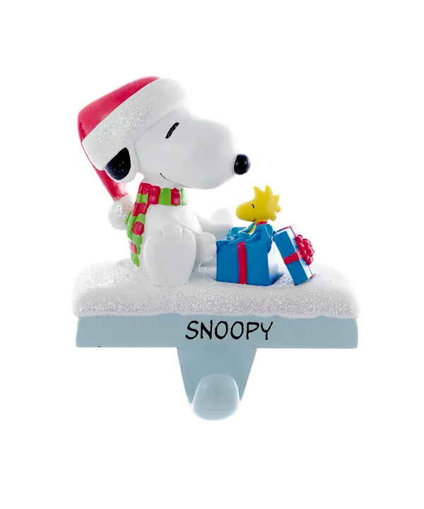 Kurt S. Adler - Peanuts© Snoopy and Woodstock Stocking Hanger