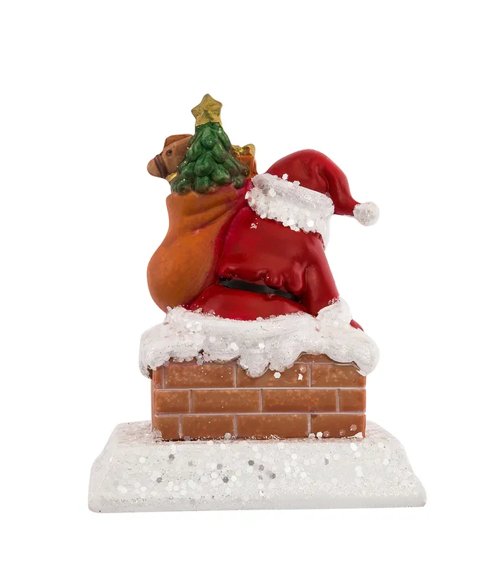 Kurt S. Adler - Santa With Gift Box Stocking Hanger - Image 4