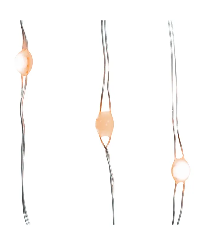 Kurt S. Adler - 18.3' Battery-Operated 50-Light Classic White Superbright LED Light Set