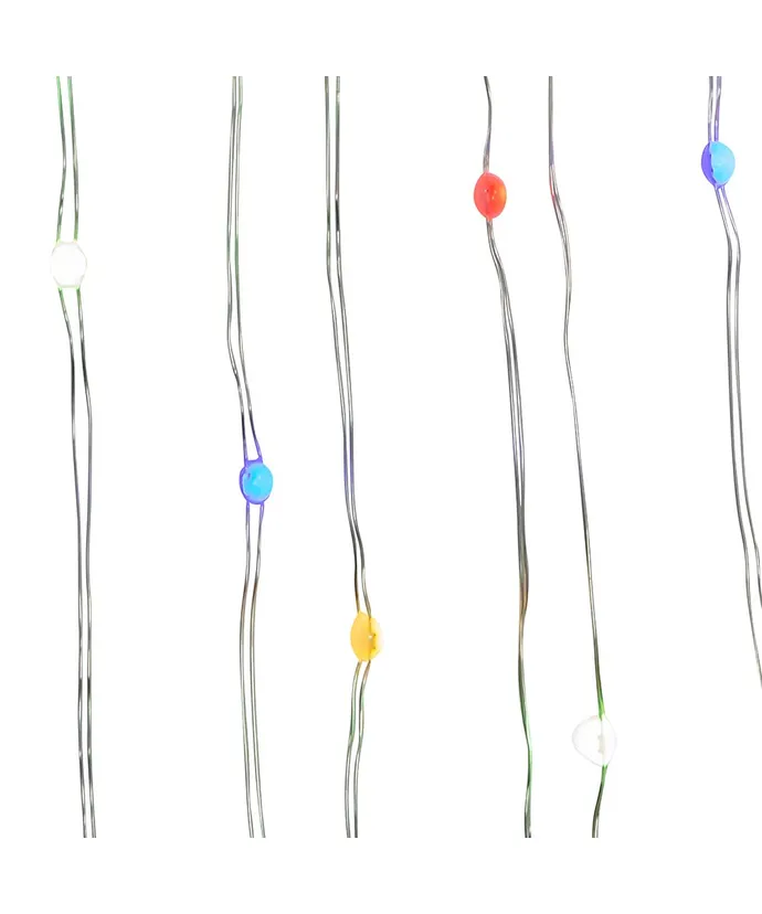 Kurt S. Adler - 18.3' Battery-Operated 50-Light Multicolor Superbright LED Light Set