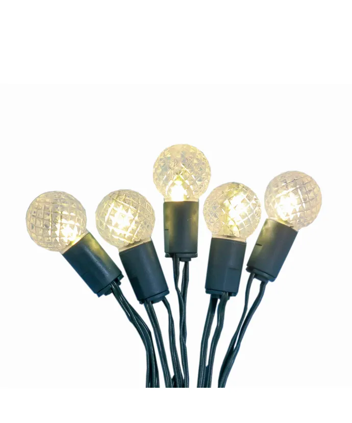 Kurt S. Adler - 20-Light Battery Operated Warm White and Multicolor Berry Bulb Fairy Lights With Green Wire, 2 Assorted - Image 2