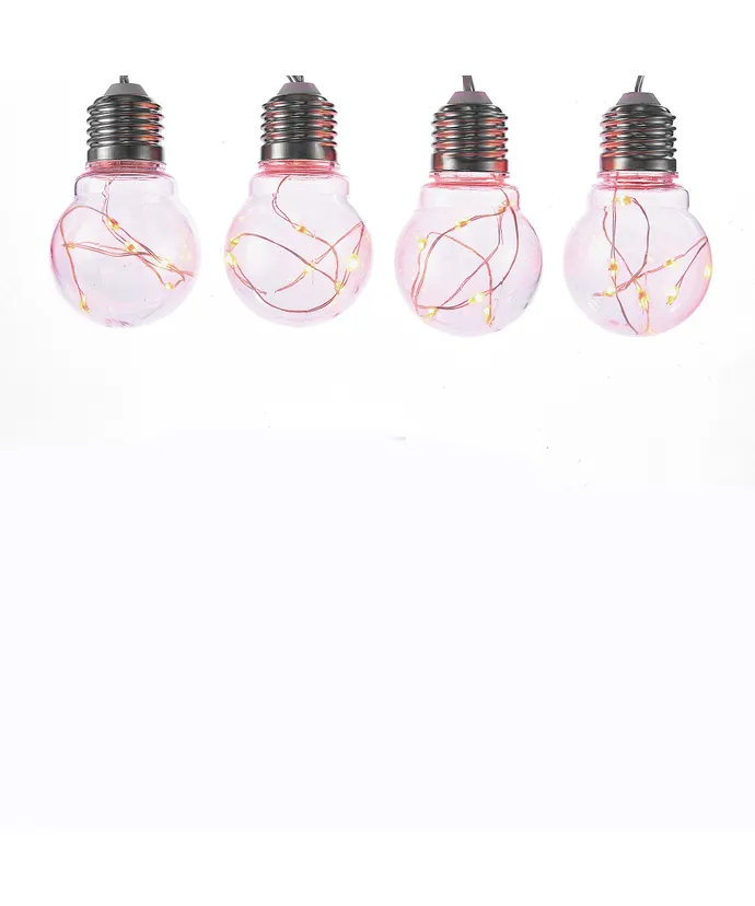 Kurt S. Adler - 5' Battery-Operated Edison Bulb Color-Changing LED Fairy Light Set - Image 2