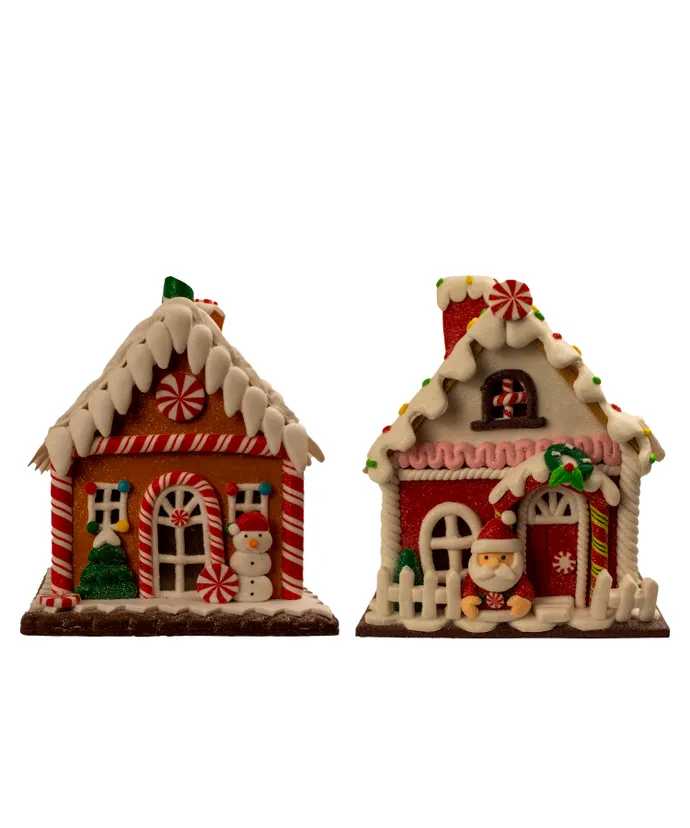 Kurt S. Adler - 5.5" LED Gingerbread House Table Piece