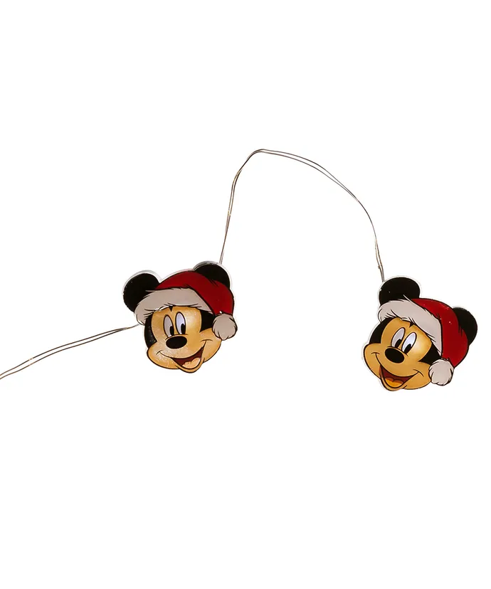 Kurt S. Adler - 9' 20-Light Battery-Operated Disney© Mickey Mouse LED Fairy Light Set - Image 3