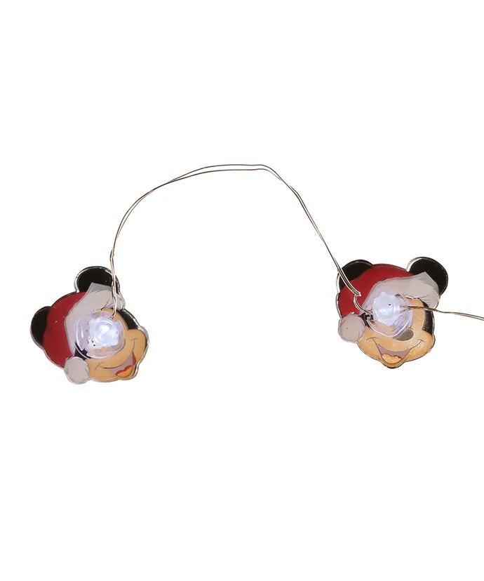 Kurt S. Adler - 9' 20-Light Battery-Operated Disney© Mickey Mouse LED Fairy Light Set - Image 4