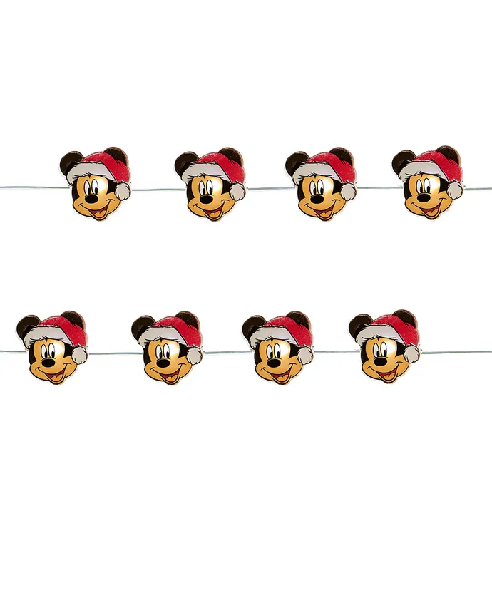 Kurt S. Adler - 9' 20-Light Battery-Operated Disney© Mickey Mouse LED Fairy Light Set