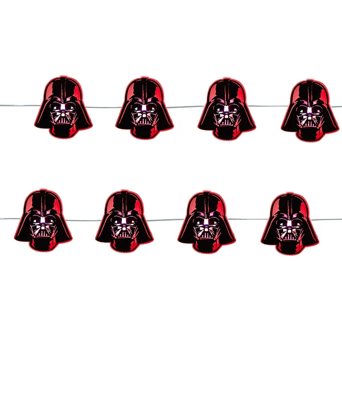 Kurt S. Adler - 9' 20-Light Battery-Operated Star Wars™ Darth Vader LED Fairy Light Set