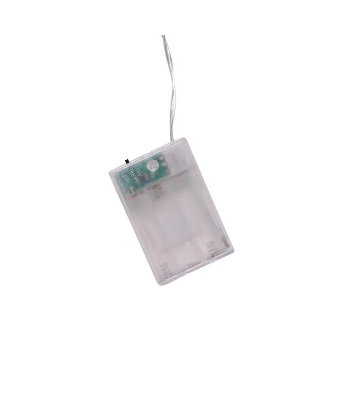 Kurt S. Adler - 9.8' Battery Operated 30-Light Warm White Superbright Fairy LED Brown Rope Light - Image 3