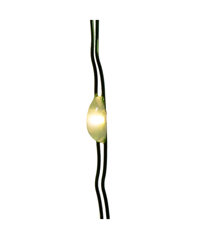 Kurt S. Adler - Battery Operated 50-Light Warm White Soft Twinkle Fairy LED Green Wire Light Set