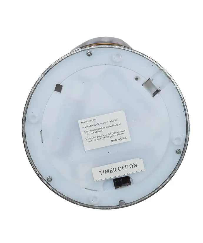 Kurt S. Adler - Battery Operated Red Glittered Candle With Warm White LED Flicker Flame - Image 7