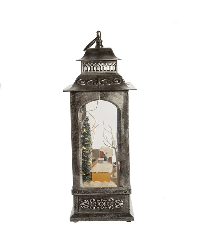 Kurt S. Adler - 15" Battery-Operated LED Musical Christmas Village Lantern - Image 2