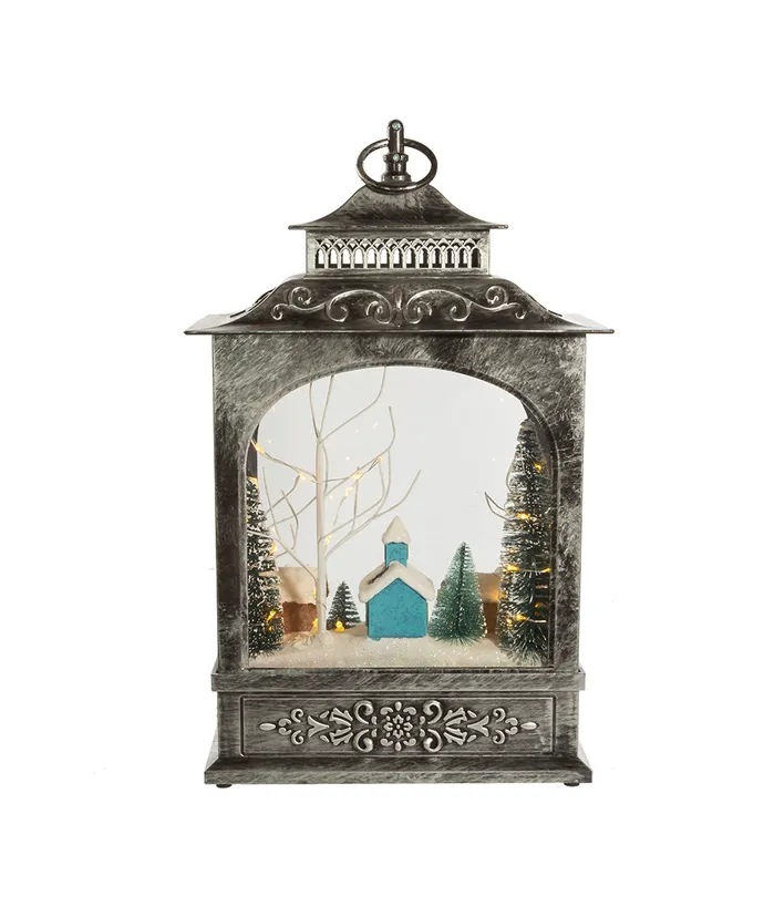 Kurt S. Adler - 15" Battery-Operated LED Musical Christmas Village Lantern