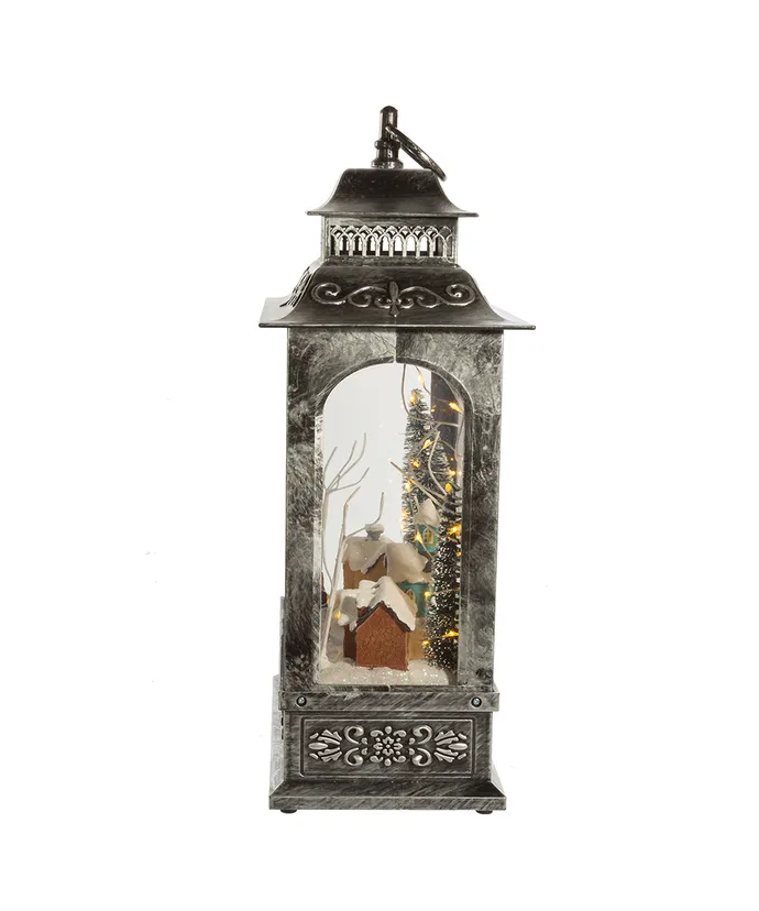 Kurt S. Adler - 15" Battery-Operated LED Musical Christmas Village Lantern - Image 8