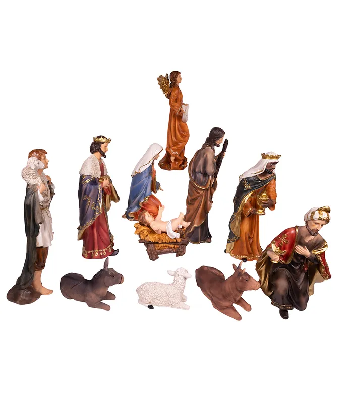 Kurt S. Adler - 18" Nativity Table Piece, 11-Piece Set