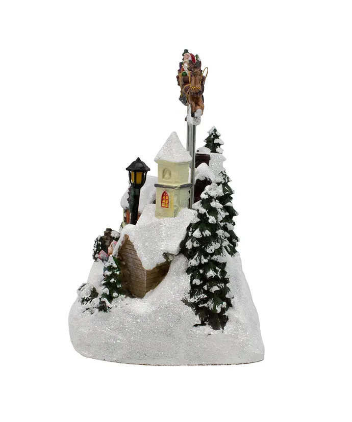 Kurt S. Adler - Battery-Operated LED Lighted Musical Village