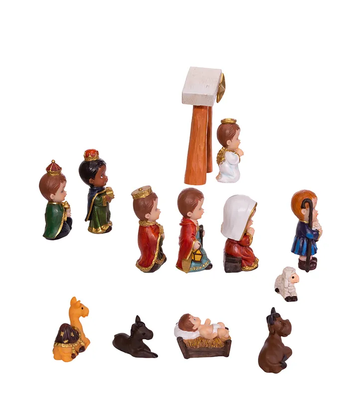 Kurt S. Adler - Children's Nativity Set, 13-Piece Set