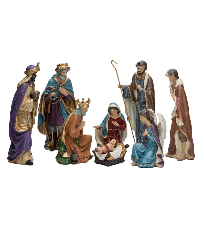 Kurt S. Adler - Nativity Set With 8 Figures
