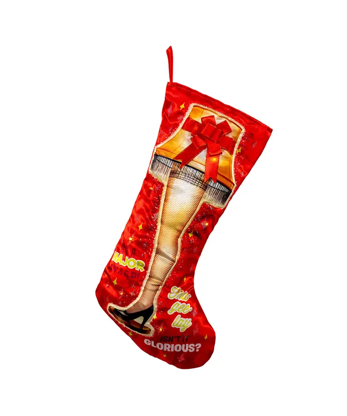 Kurt S. Adler - A Christmas Story™ Leg Lamp Lighted Stocking