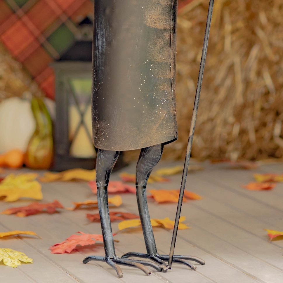 Iron Vulture Halloween Figurine - 34.25" - Image 2