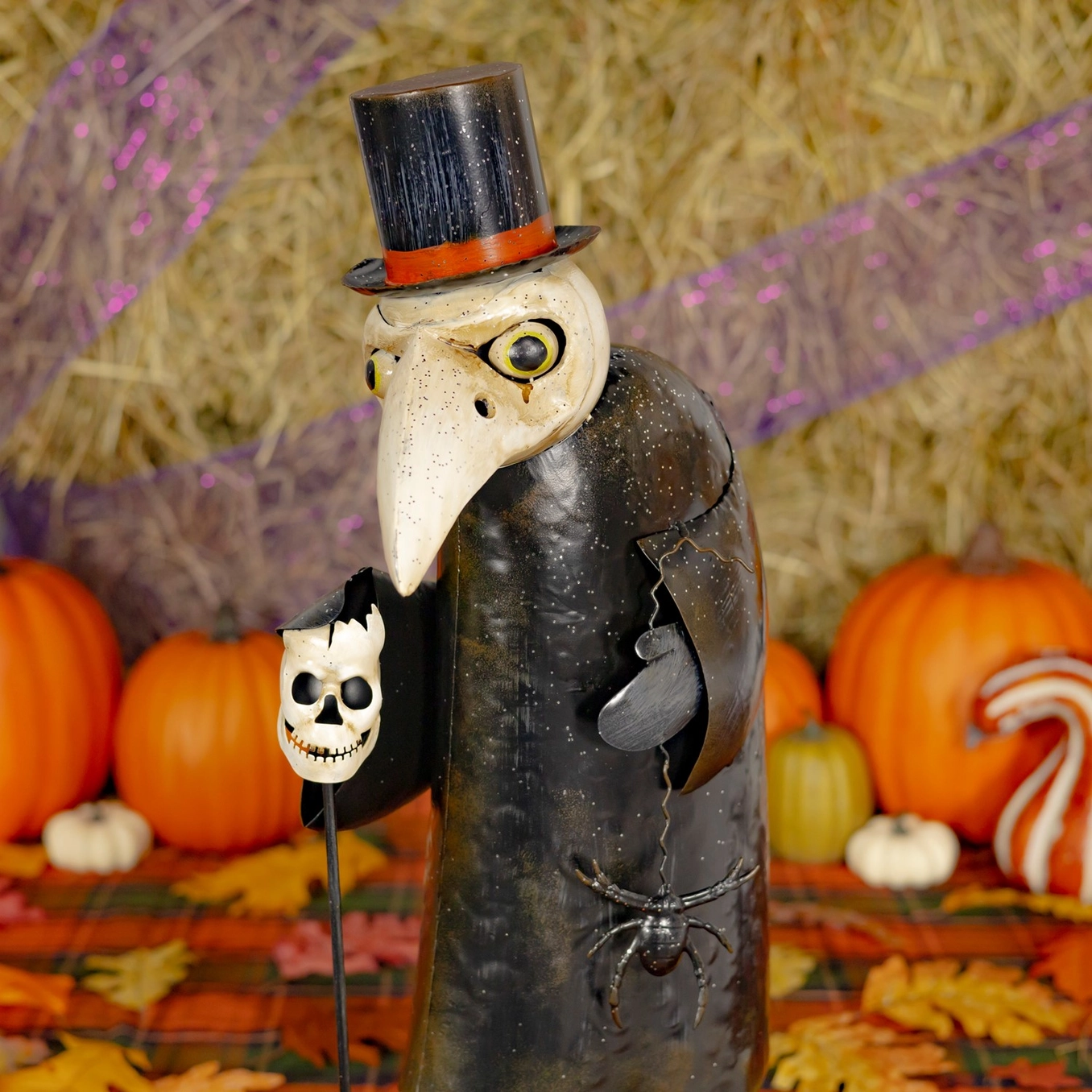 Iron Vulture Halloween Figurine "Vesper" - 25.5" Tall - Image 2