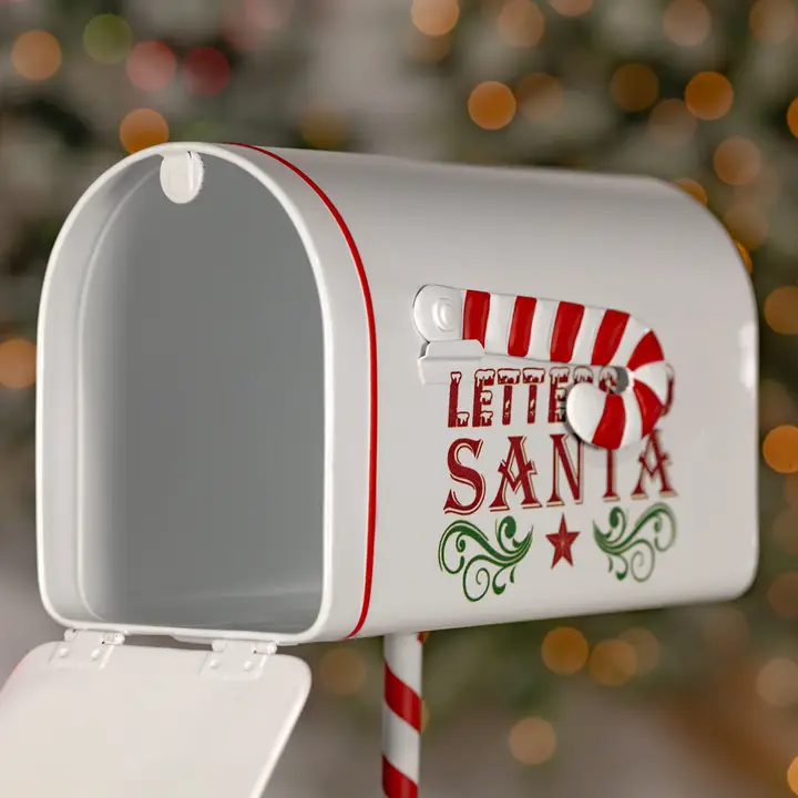 North Pole" Metal Mailbox - Image 10
