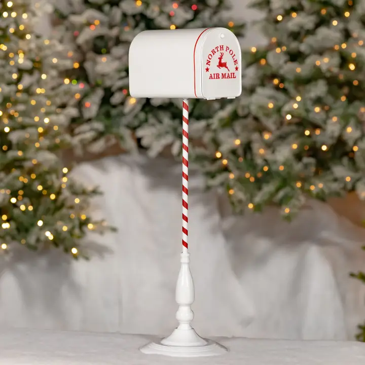 North Pole" Metal Mailbox - Image 6